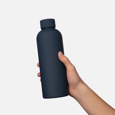 Термобутылка вакуумная герметичная Prima, синяя-9