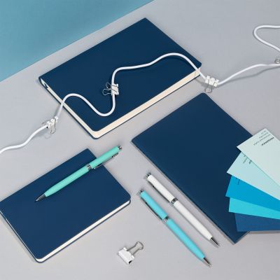 Ежедневник Spark mini A6 недатированный, синий-13