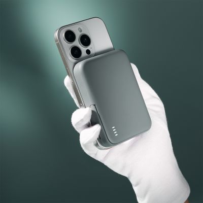 Внешний аккумулятор Юнион PD (Union PD) 10000mAh с функцией беспроводной зарядки 15W, серый-10