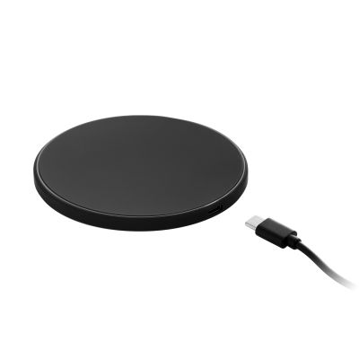 Беспроводное зарядное устройство с подсветкой 15W Auris, черное-6
