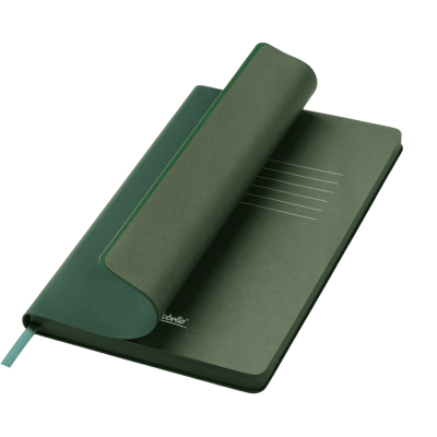 Ежедневник Latte soft touch недатированный, зеленый-0