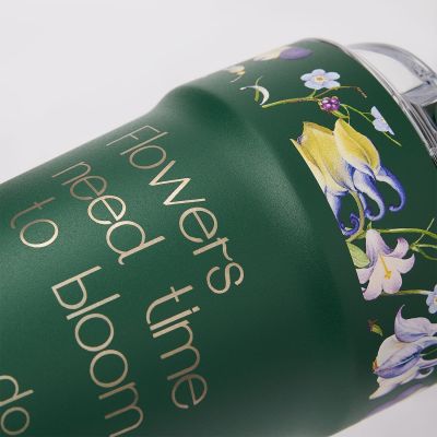 Термокружка вакуумная Monaco, темно-зеленая-13