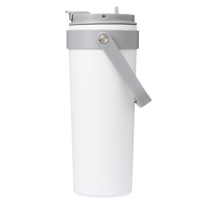 Термокружка вакуумная Solo, белая-2