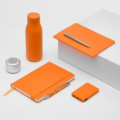 Внешний аккумулятор с подсветкой Ancor 5000 mAh, оранжевый-12