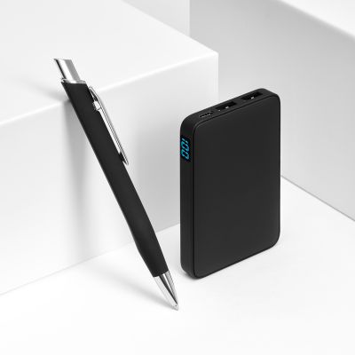 Внешний аккумулятор с подсветкой Ancor 5000 mAh, черный-8