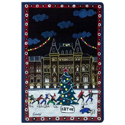 Ежедневник Latte soft touch BtoBook недатированный, синий (без упаковки, без стикера)-5