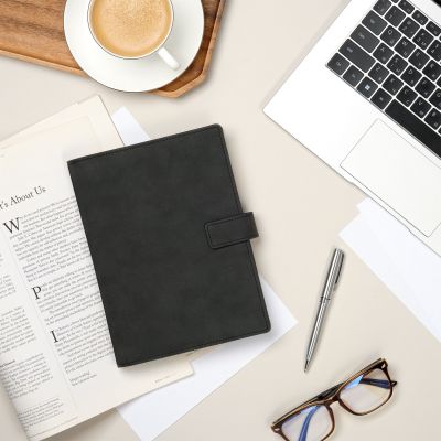 Ежедневник-портфолио Royal NEO недатированный в подарочной коробке, черный-12