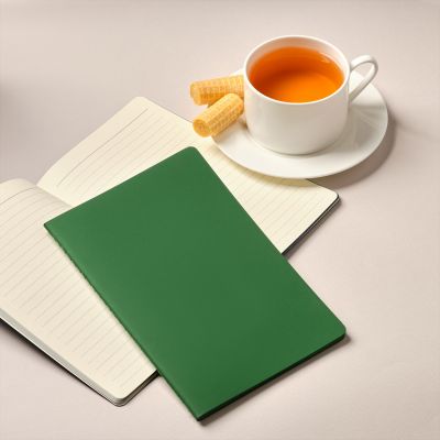 Блокнот Alpha slim, зеленый-13