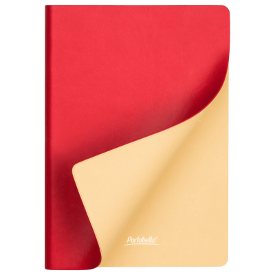 Ежедневник Латте (Latte NEW) недатированный, красный/бежевый (без упаковки, без стикера)-2