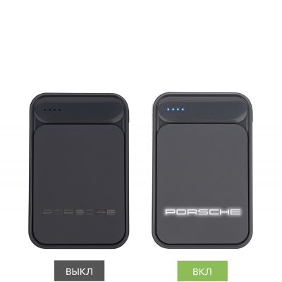 Внешний аккумулятор с подсветкой Starlight PB 5000 mAh, серый-7