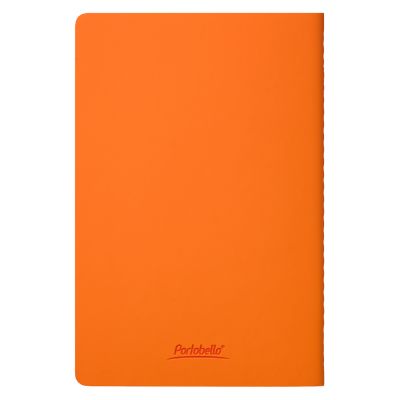 Блокнот Alpha slim, оранжевый-4