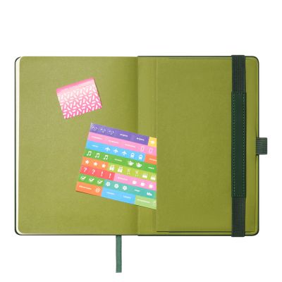 Ежедневник Альфа (Alpha) недатированный, зеленый/оливковый-10