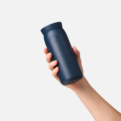 Термобутылка вакуумная герметичная Grace, синяя-10