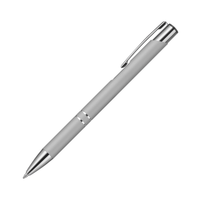 Шариковая ручка Alpha, серебряная-0