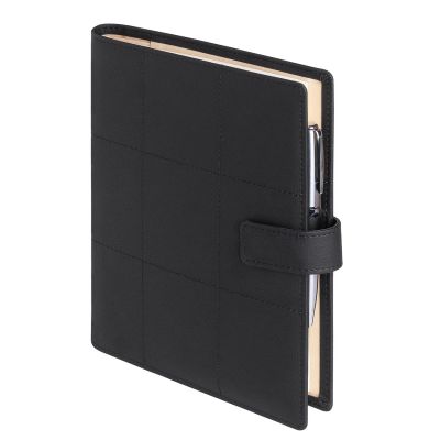 Ежедневник-портфолио Royal недатированный в подарочной коробке, черный-4