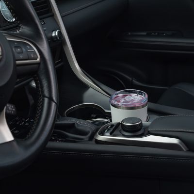 Термокружка вакуумная с керамическим покрытием Arctic, белый/аква-8