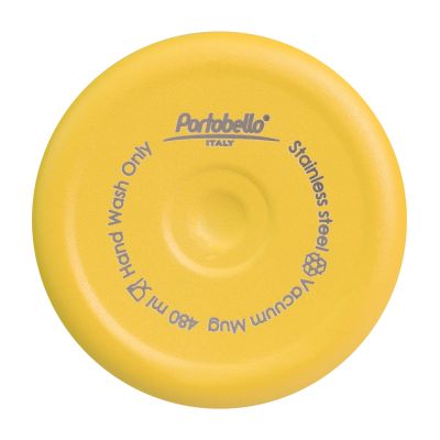 Термокружка вакуумная Palermo Lemoni, желтая-5