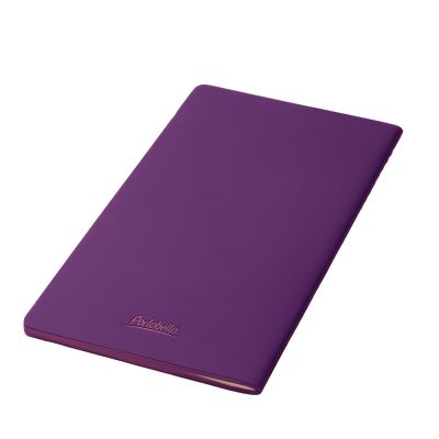 Блокнот Alpha slim, фиолетовый-3