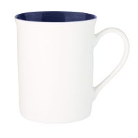 Керамическая кружка Astra, 380 ml, белый/синий