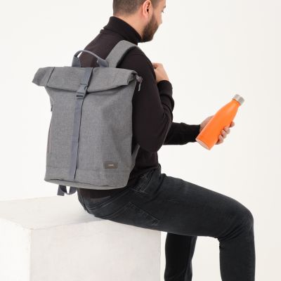 Термобутылка вакуумная герметичная Fresco, оранжевая, гладкое покрытие-7