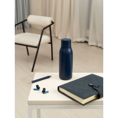 Термобутылка вакуумная герметичная Sevilla, синяя-11