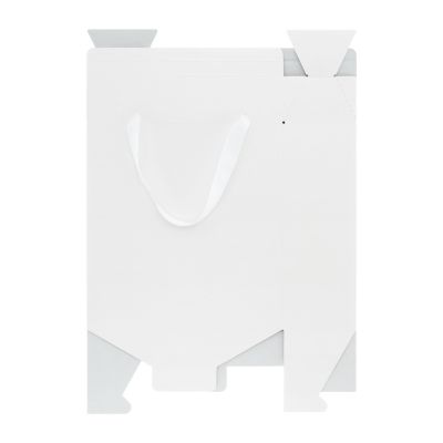 Подарочная коробка-пакет универсальная большая, белая-3