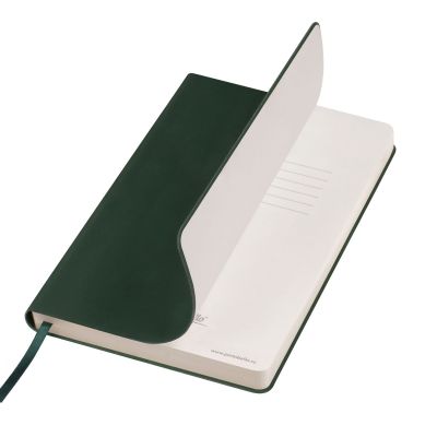 Ежедневник Latte Ecoline недатированный с антибактериальным покрытием, зеленый-0