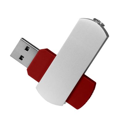 Флешка Elegante 16 Gb в подарочной упаковке, красная-1