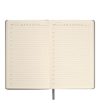 Ежедневник Star недатированный, серый (с упаковкой, со стикерами)-9