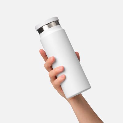 Термобутылка вакуумная герметичная Allegra, белая-9