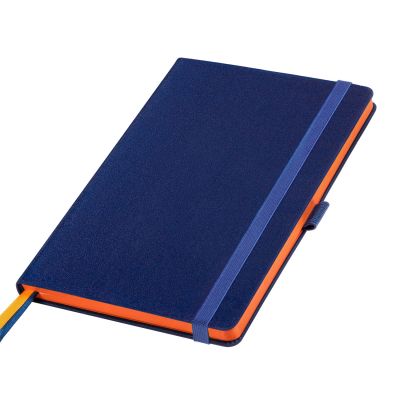 Ежедневник Blue ocean недатированный, синий/оранжевый-0