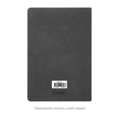 Ежедневник Stella недатированный с магнитом на обложке, черный-15