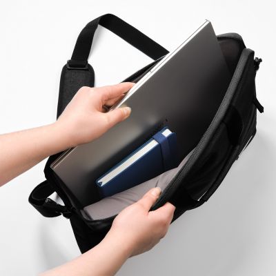 Сумка для ноутбука Fabio, черный-11