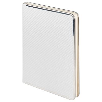 Ежедневник Carbon недатированный, серебро-6