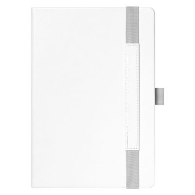 Ежедневник Galaxy недатированный, жесткая обложка, срез голограф. фольга, белый-4