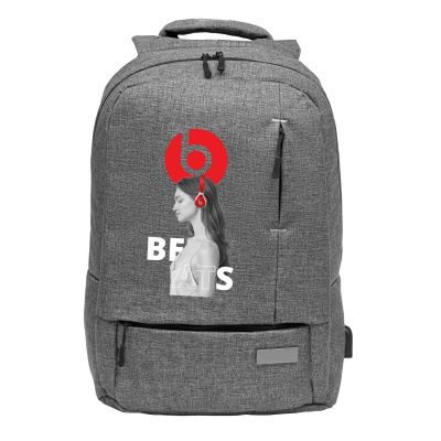 Рюкзак Migliores с USB разъемом, серый/бирюза-12