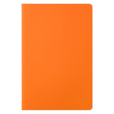 Блокнот Alpha slim, оранжевый-3