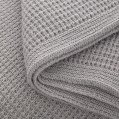 Плед Мальта Софт (Malta Soft) вязаный, 160*90 см, серый-3