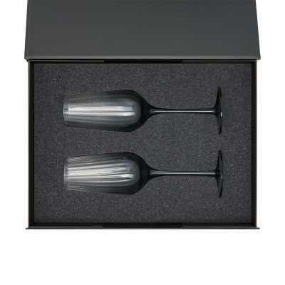 Ложемент под 2 бокала для шампанского (рифленое стекло) в среднюю коробку-трансформер (арт. 695721)-4