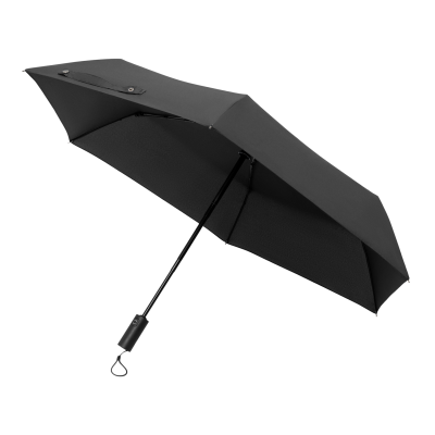 Зонт складной Filton, черный (с функцией Safety System)-0