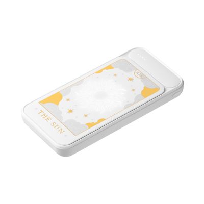 Внешний аккумулятор с подсветкой Старлайт Плюс PB (Starlight Plus PB) 10000 mAh, белый-2