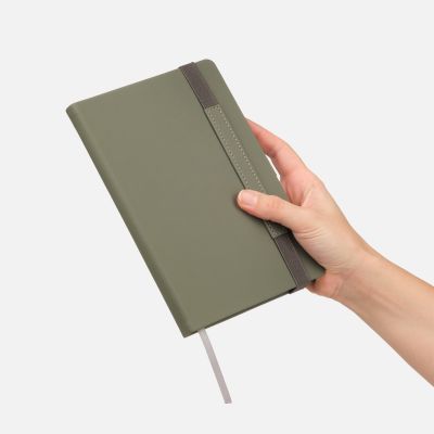 Ежедневник Альфа (Alpha) недатированный, серый/бирюзовый-12