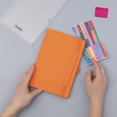 Ежедневник Alpha недатированный, оранжевый/оранжевый-14