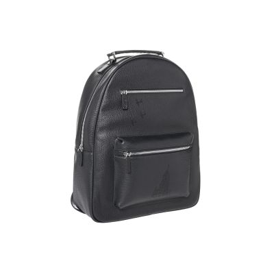 Рюкзак Gourji 39х15х30 кожа черный-1