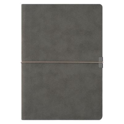 Ежедневник In Velour недатированный, серый-3
