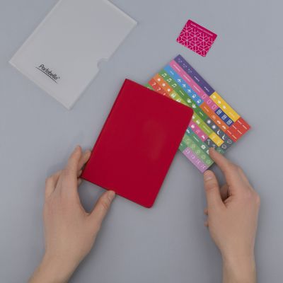 Ежедневник Spark mini A6 недатированный, красный-11