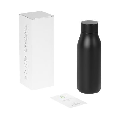 Термобутылка вакуумная герметичная Севилла (Sevilla), черная-5