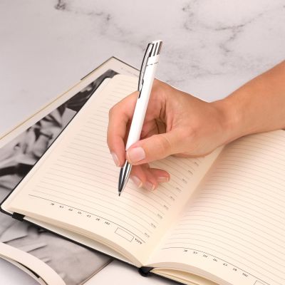 Шариковая ручка Lira, белая-6