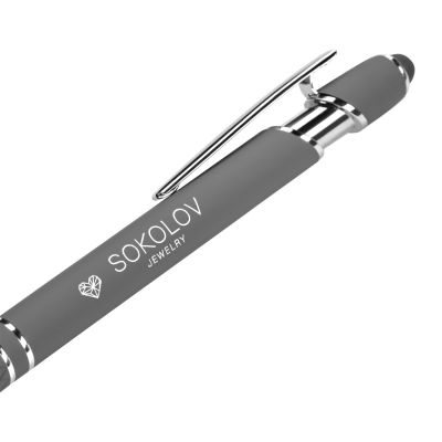 Шариковая ручка Comet, темно-серая-4