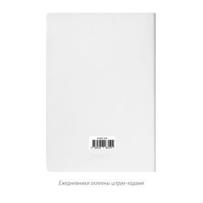 Ежедневник Galaxy недатированный, гибкая обложка, срез голограф. фольга, белый-15